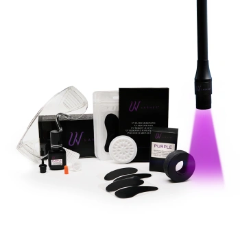 UV Eyelash Extension Starter Kit – with Black Lamp