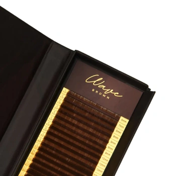 Wave Brown Lashes - LIGHT BROWN