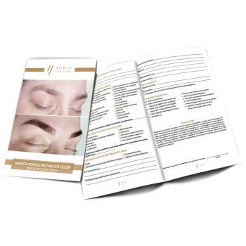 Consultative survey for eyebrow treatment polish
