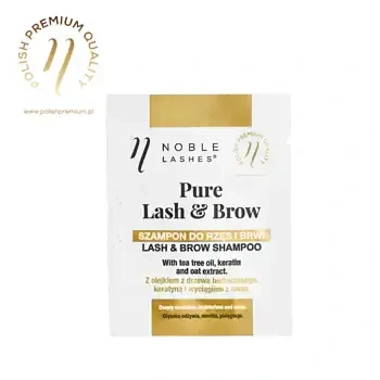 Lash and brow shampoo Pure Lash & Brow by Noble Lashes
