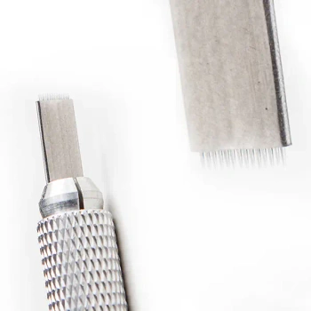Shadowing needles silver