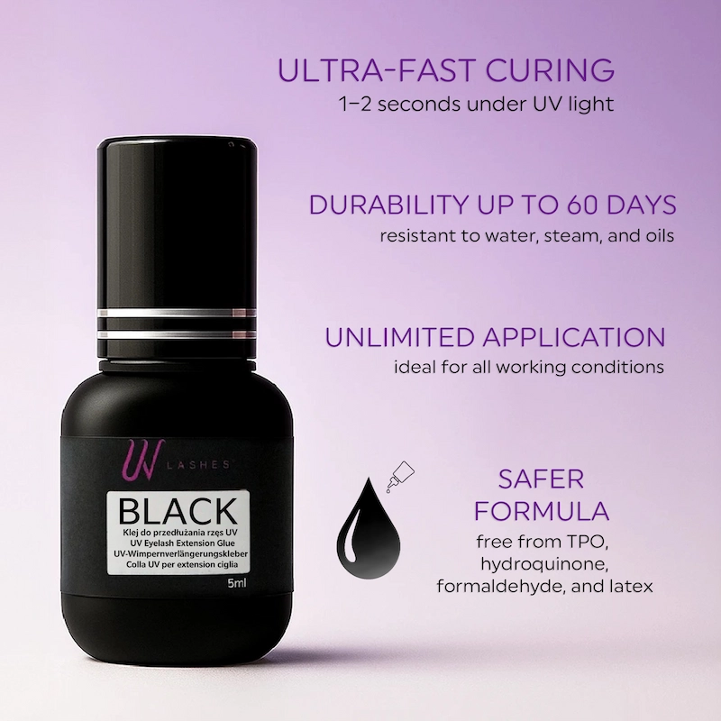 UV Eyelash Extension Glue – Black, 5 ml black_new_GB_1