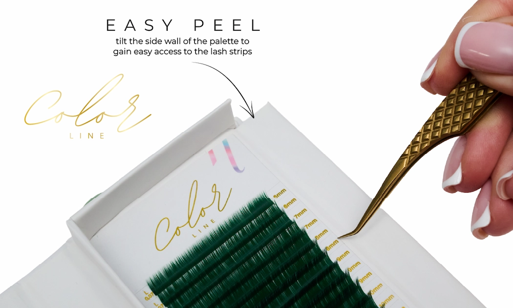 Color Line Lashes GREEN color_line_green_easy_peel_GB2