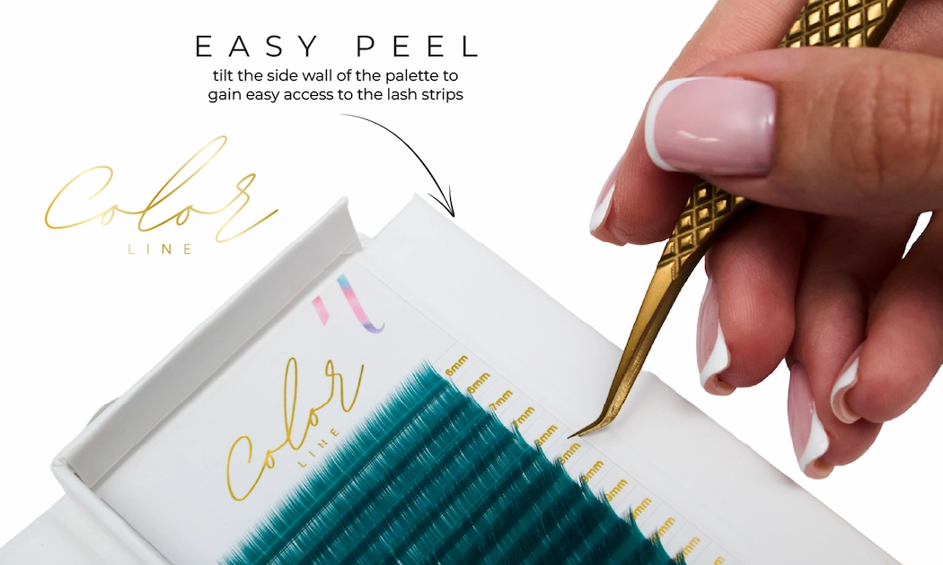 Color Line Lashes OCEAN BLUE color_line_ocean_blue_easy_peel_GB