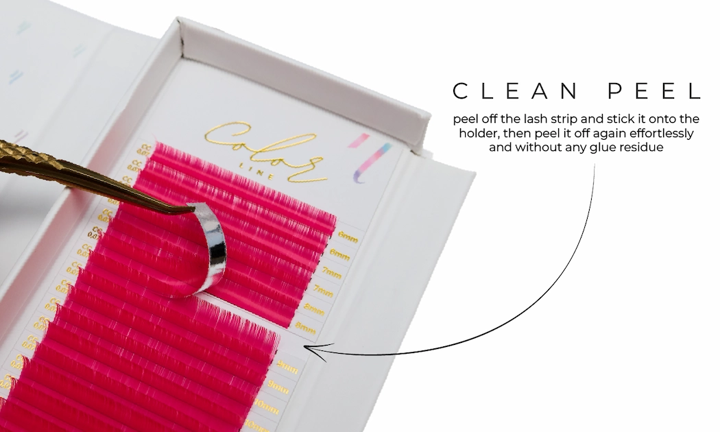 Color Line Lashes PINK color_line_pink_clean_peel_GB