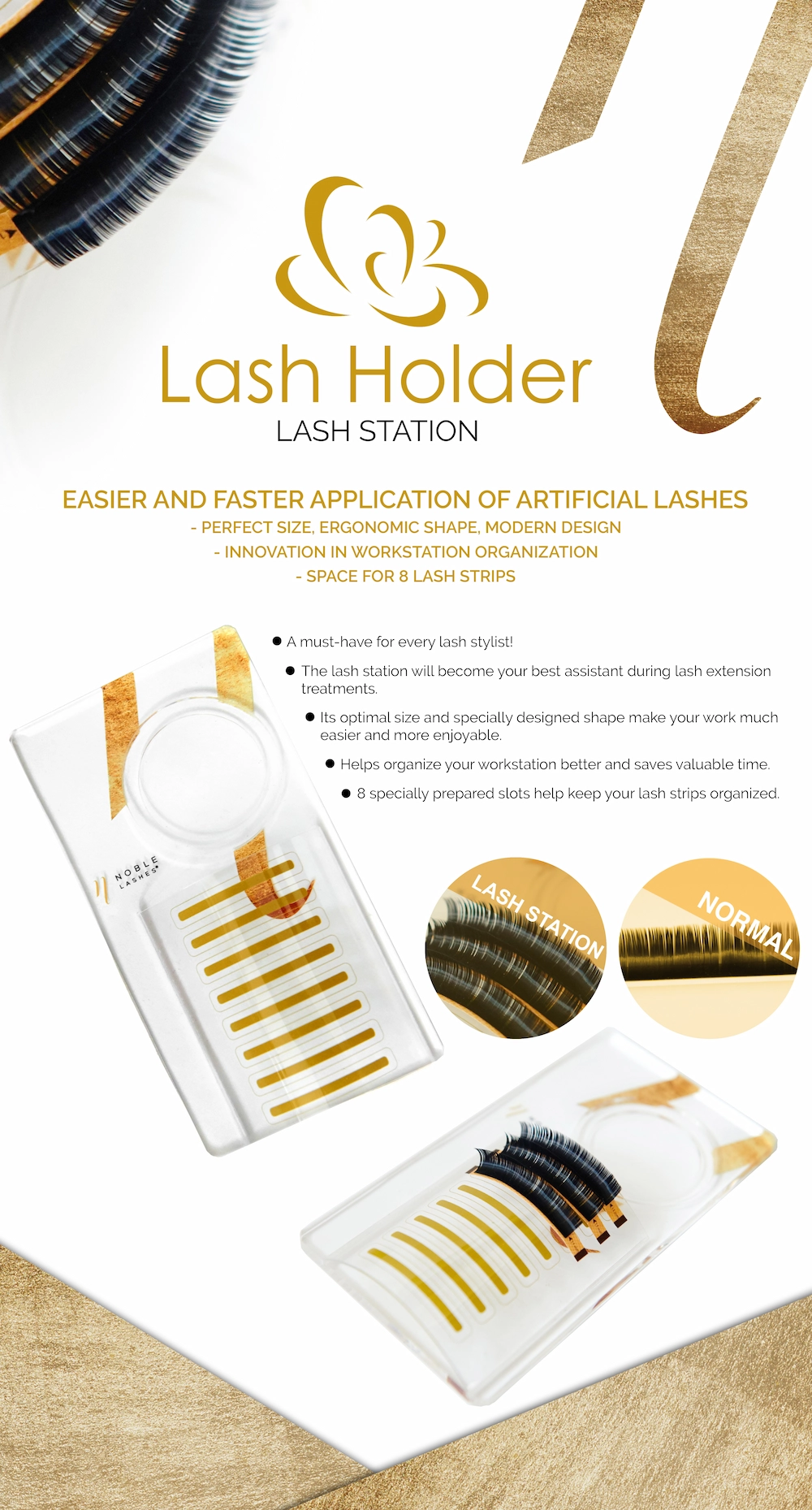Lash Holder for extension Treatment lash-station_EN