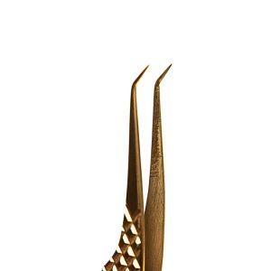 Noble Gold PRO 3 - eyelash extension tweezer Noble Gold PRO 3 eyelash extension tweezer