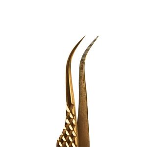 Noble Gold PRO 4 - eyelash extension tweezer Noble Gold PRO 4 eyelash extension tweezer