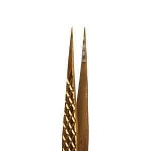 Noble Gold PRO 6 - eyelash extension tweezer Noble Gold PRO 6 eyelash extension tweezer