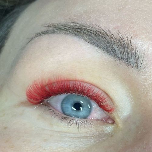 Color line - red