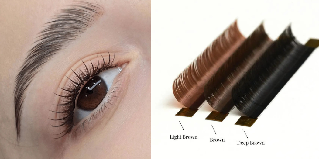 Brown lashes Wave Brown