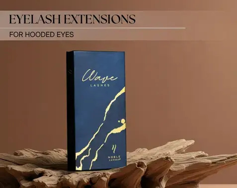 Eyelash extensions for hooded eyes