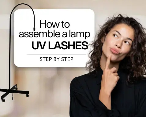 Assembly of the UV lamp for eyelash extensions