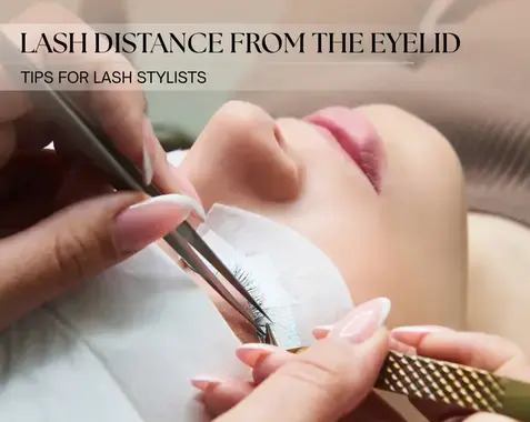 What is the Correct Distance of a Synthetic Lash from the Eyelid? Tips for Lash Stylists