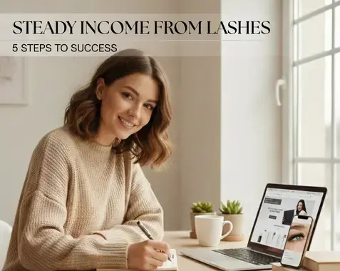 How to Achieve a Stable Income as a Lash Stylist? 5 Steps to Success
