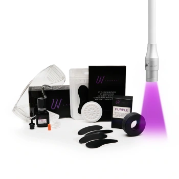 Starter Kit for UV Eyelash Extensions – with White Lamp