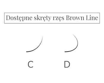 Brown Line Lashes Black Brown