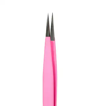 Straight Light Pink Tweezer Eyelashes