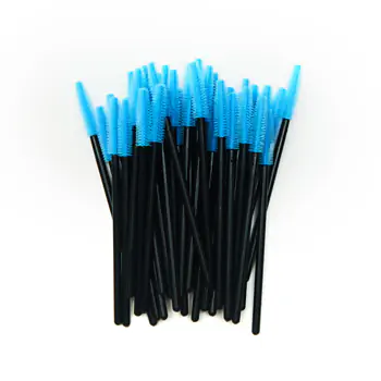 Silicone mascara wand mixed colours