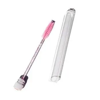 Eyelash Brush with Protective Tube