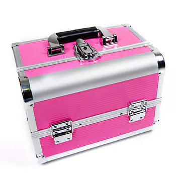 Premium Eyelash Extension Starter Kit with a Pink Cosmetic Case