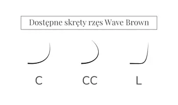 Wave Brown Lashes -  BROWN