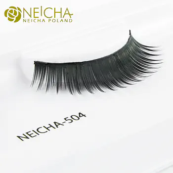 Luxurious false eyelashes on a strip