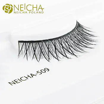 Luxurious false eyelashes on a strip