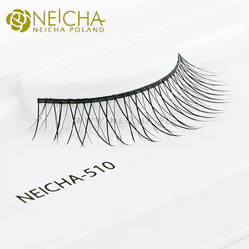 Luxurious false eyelashes on a strip