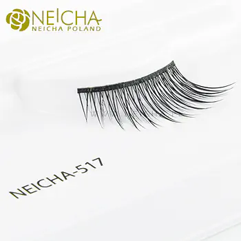 Luxurious false eyelashes on a strip