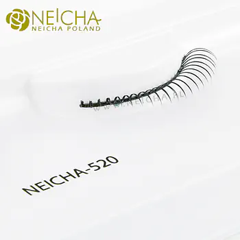 Luxurious false eyelashes on a strip
