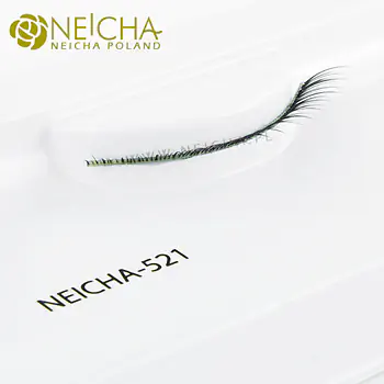 Luxurious false eyelashes on a strip