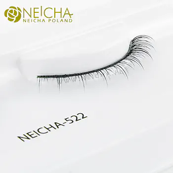 Luxurious false eyelashes on a strip