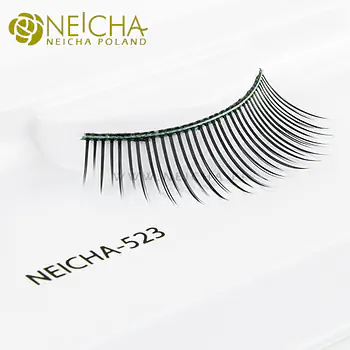 Luxurious false eyelashes on a strip
