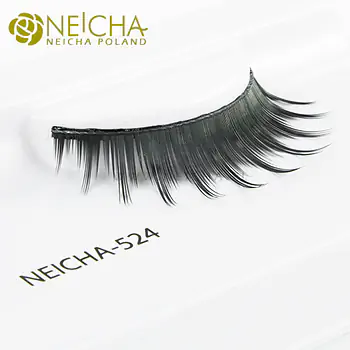 Luxurious false eyelashes on a strip