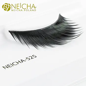 Luxurious false eyelashes on a strip