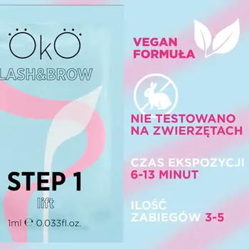 Lash & Brow Lamination Solution STEP 1 LIFT, box of 5 sachets