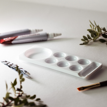 Palette for Mixing Tints and Henna