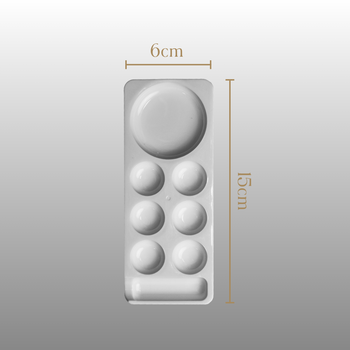 Palette for Mixing Tints and Henna