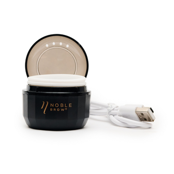 Compact waxing set with aloe wax