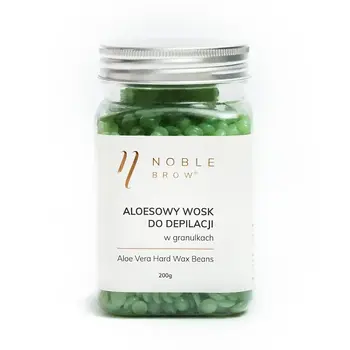 Compact waxing set with aloe wax