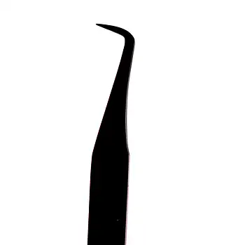 Black tweezer Slim L for Eyelash Extension Volume