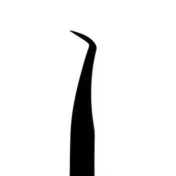 Black tweezer Slim Swan for Eyelash Extension Volume