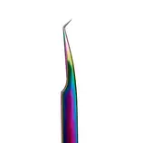 Curved rainbow tweezer 45° for Eyelash 2