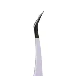 White Tweezer Curved Eyelashes 3