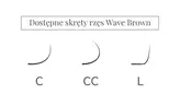 Wave Brown Lashes - BROWN 6