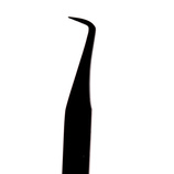 Black tweezer Slim L for Eyelash Extension Volume 1