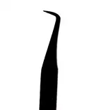 Black tweezer Slim L for Eyelash Extension Volume 2