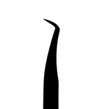 Black tweezer Slim Swan for Eyelash Extension Volume 1
