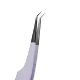 White Tweezer L Mini Eyelashes 2